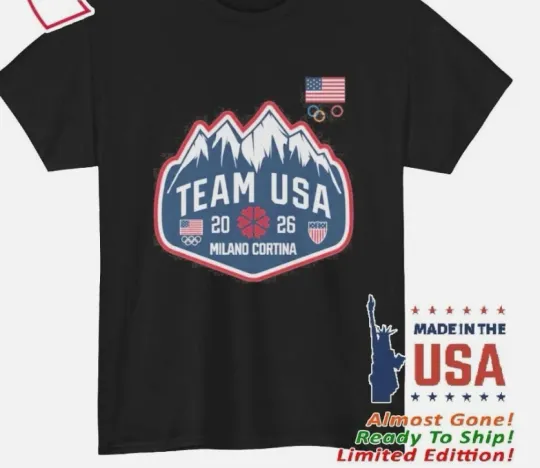 Discover Team Usa Milano Cortina 2026 Logo Shirt