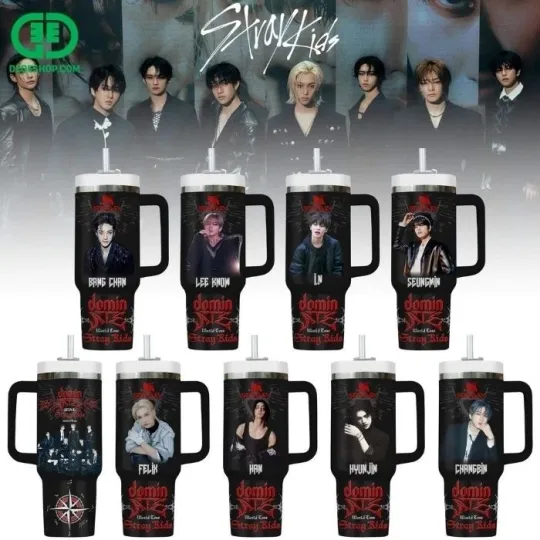 Discover DOMINO Stray Kids Tumbler Choose Style