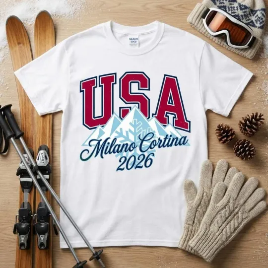 USA Milano Cortina 2026 Winter SPORTS 2026, USA Winter Sports Shirt