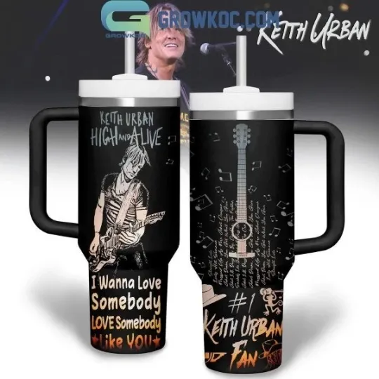 Discover Keith Urban High And Alive Tour Tumbler 40oz