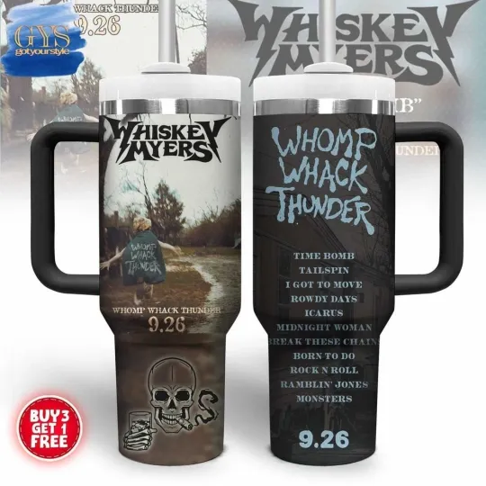 Discover Whiskey Myers Whomp Whack Thunder 40 Oz Tumbler