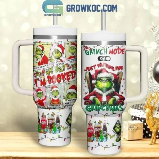 Discover funny character Just Waiting For Christmas Grin I’m Booked 40oz Tumbler