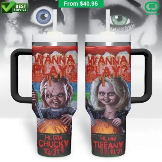 Hi I’m Chucky Wanna Play Tumbler 40 Oz