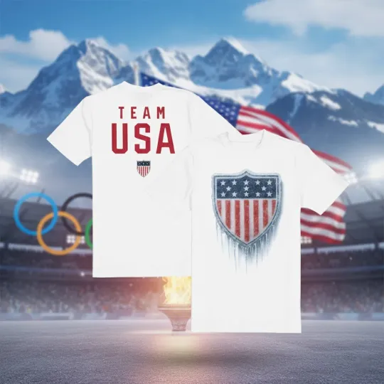 Team Usa 2026 T-Shirt, Olympics Winter Tee Collection Gift For Fan, All Size