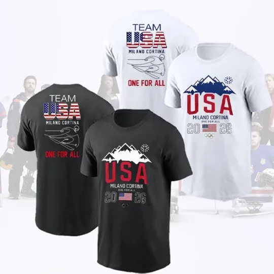 Discover Team USA Milano Cortina Olympics 2026 Unisex T-shirt