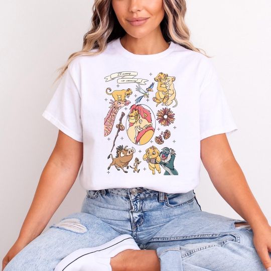 Discover Lion King Simba Disney T-Shirt for Adults & Kids