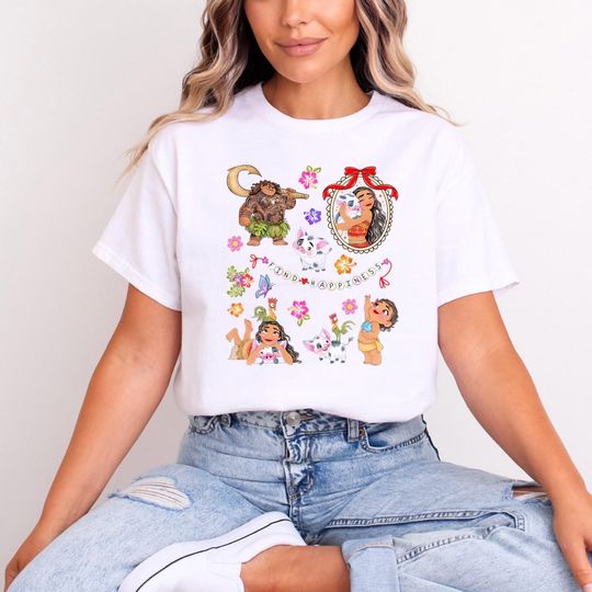 Discover Moana Disney T-Shirt for Adults & Kids