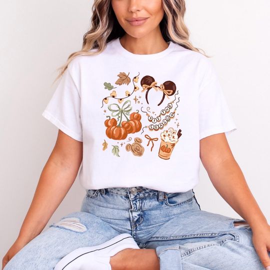 Discover Autumn Disney Tee, Pumpkin Latte Waffles Shirt