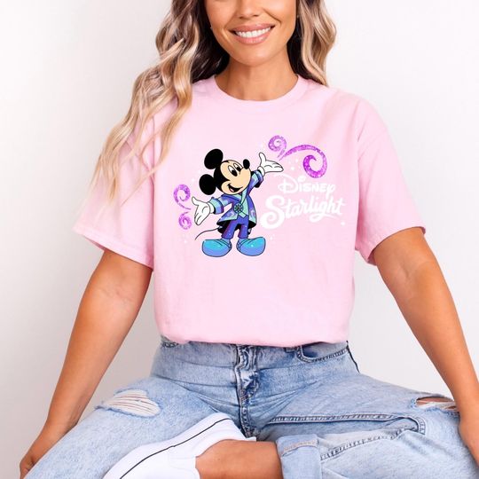 Discover Starlight Parade Mickey Disney T.Shirt, Magical Theme Tee