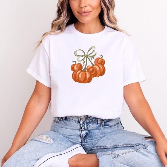 Discover Autumnal Pumpkin Mickey Disney T-Shirt for Adults & Kids