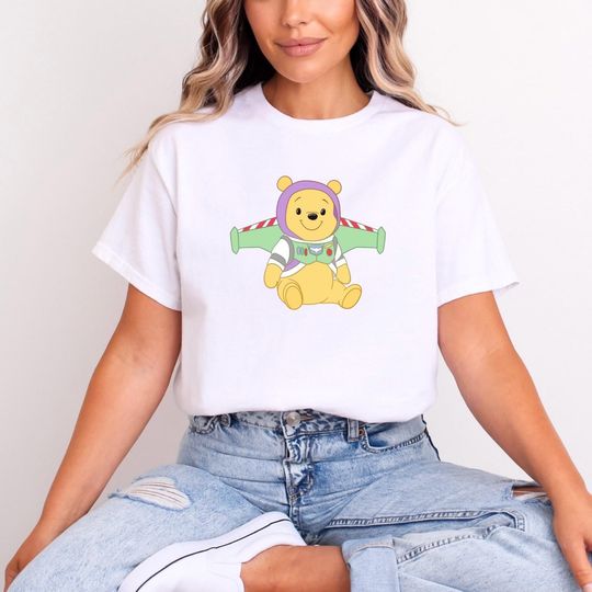 Discover Winnie the Pooh Buzz Lightyear Disney T-Shirt for Adults & Kids