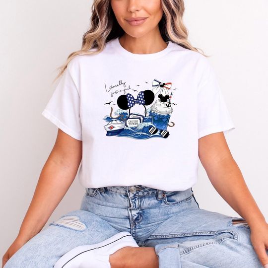Discover Disney Cruise Tee,  'Literally Just a Girl' T-Shirt