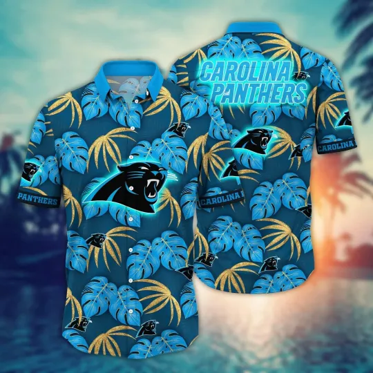 Discover Personalized Carolina Football Pantherss Team Hawaiian Shirt Unisex Adult Outfit