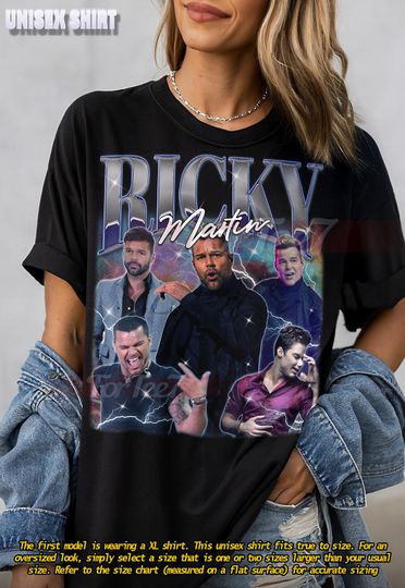 Discover RICKY MARTIN Bootleg Tshirt, Ricky Martin 90s Retro Tee, Ricky Martin Vintage Sweatshirt, Ricky Martin Hoodie, Pop Star #saf