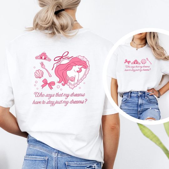 Discover Princess Ariel Double Sided Pretty Pink Collection