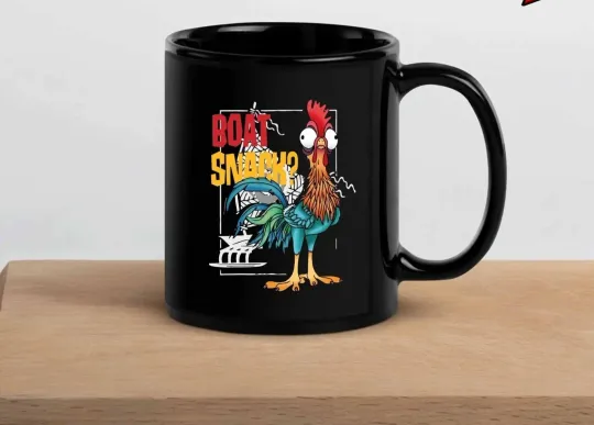 Discover Boat Snack Hei Hei Mug, I'm Here For The Snacks Coffee Mug
