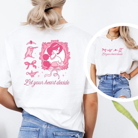 Discover Princess Jasmine Disney Double Sided T-Shirt