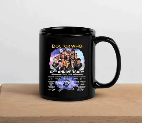 Discover Doctor Who 62nd Anniversary Coffee Mug 1963-2025