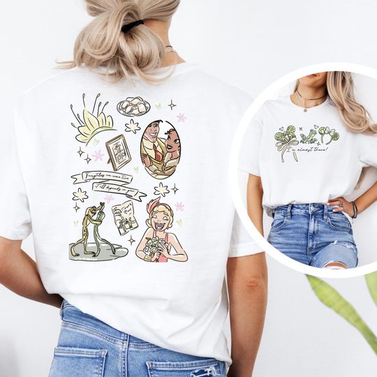 Discover Tiana Disney Double Sided T-Shirt