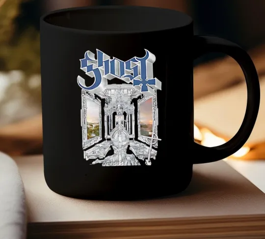 Ghost Skeletour 2025 Tour Mug, Ghost Band Metal Rock Music Coffee Mug