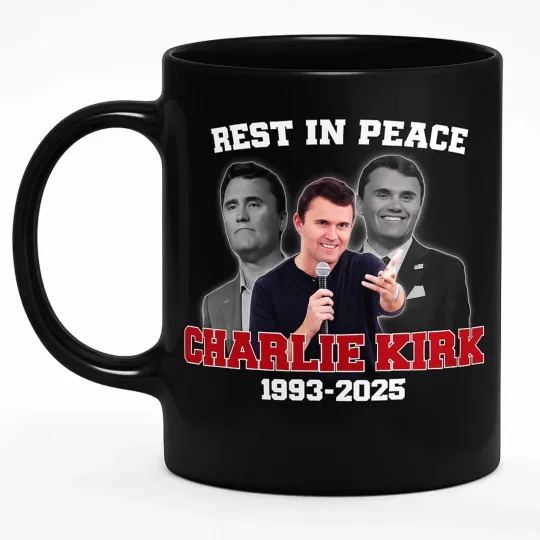 Rest In Peace Charlie Kirk 1993-2025 Mug