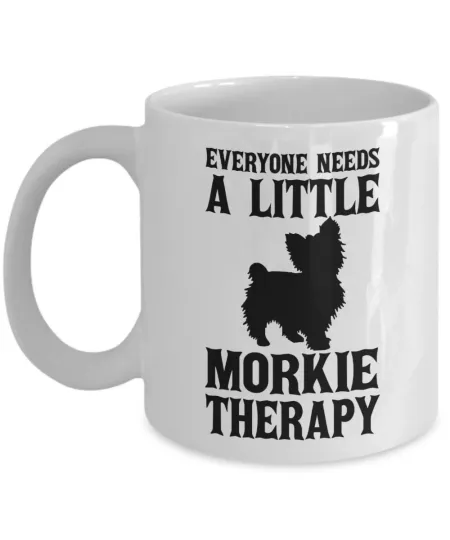 Discover Morkie Dog Ceramic Coffee Mug