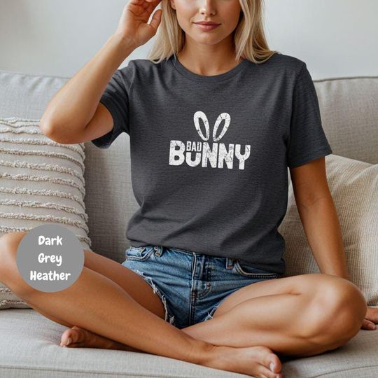 Discover Bad Bunny Shirt For Woman, Super Bowl Shirt, Vintage Concert Tee, Music Festival Top, Womens Music Shirt, Easter Gift for Her