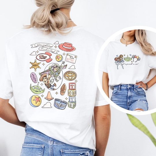 Discover Toy Story Disney Double Sided T-Shirt