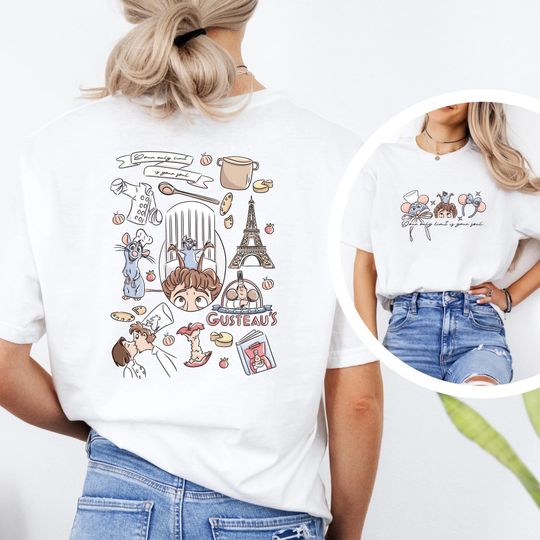 Discover Ratatouille Remy Disney Double Sided T-Shirt