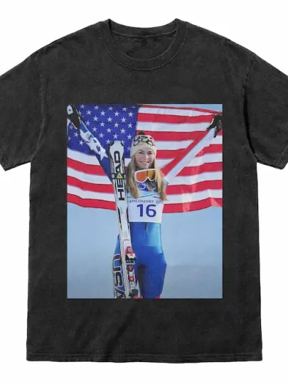 Discover Lindsey Vonn Vintage 90s Shirt