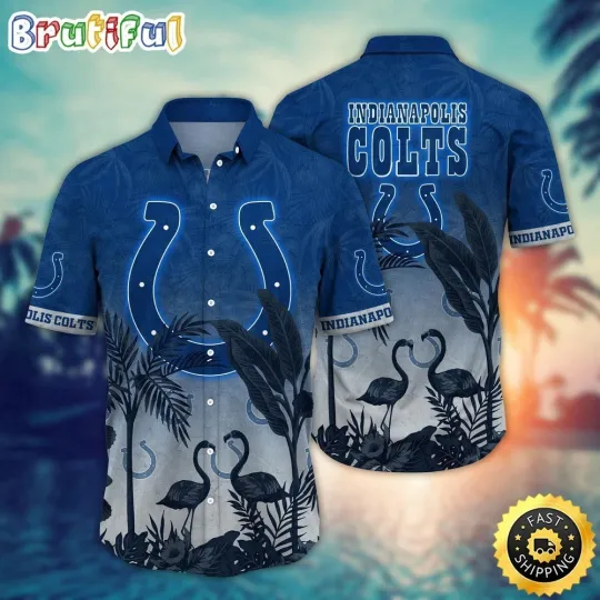 Discover Indianapolis Football Coltss Team Hawaiian Shirt Button Down Unisex