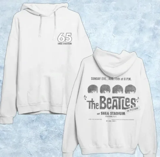 The Beatles Shea Stadium 60th Anniversary Hoodie