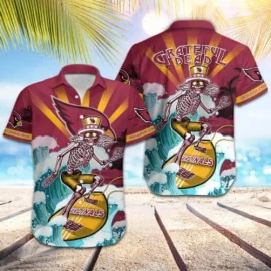 Discover Arizonna Football Cardinalss Team Hawaiian Shirt Unisex Adult Outfit