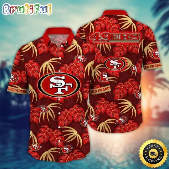 Discover San Francisco Football 49erss Team Hawaiian Shirt Unisex Adult Gift