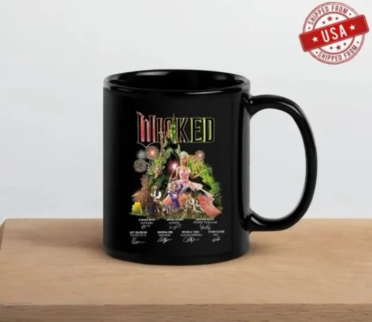 Wicked Elphaba & Glinda Movie 2025 Coffee Mug Home & Living, Kitchen & Dining