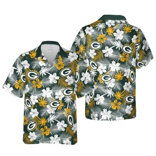 Discover Green Bay Football Packerss Team Hawaiian Shirt Unisex Adult Gift