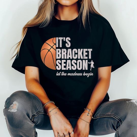 Discover Vintage Distressed Basketball T-Shirt: March Madness Graphic Tee