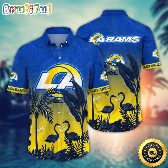 Discover Los Angeles Football Ramss Team Hawaiian Shirt