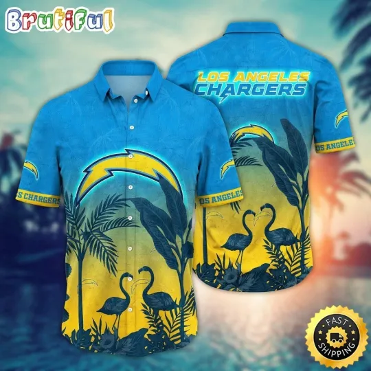 Discover Los Angeles Football Chargerss Team Hawaiian Shirt