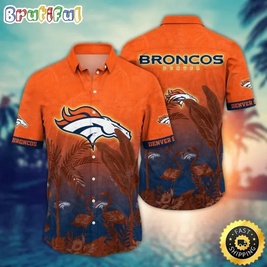 Discover Denver Football Broncoss Team Hawaiian Shirt