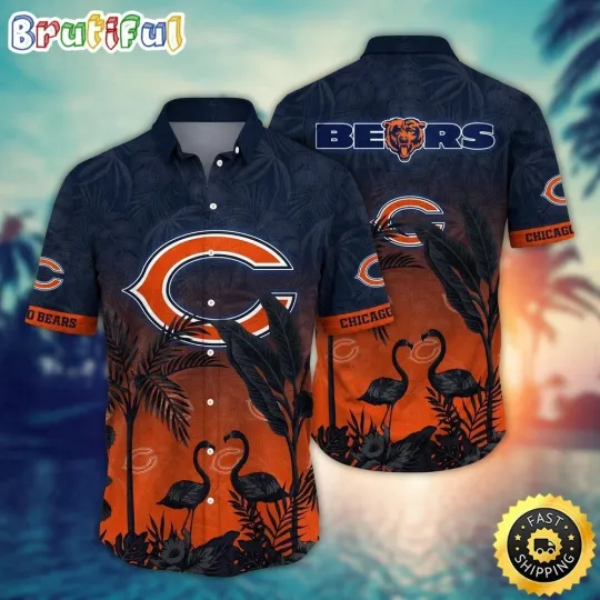 Discover Chicago Football Bearss Team Hawaiian Shirt
