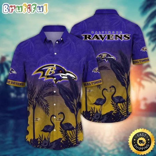 Discover Baltimore Football Ravenss Team Hawaiian Shirt