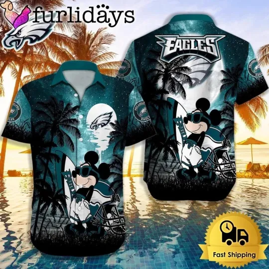 Discover Philadelphia Football Eagless Team Hawaiian Shirt