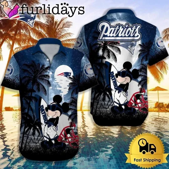 Discover New England Football Patriotss Team Hawaiian Shirt