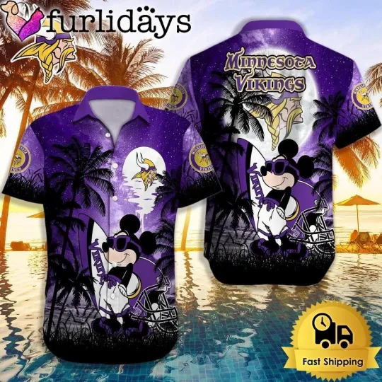 Discover Minnesota Football Vikingss Team Hawaiian Shirt