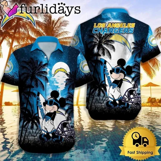 Discover Los Angeles Football Chargerss Team Hawaiian Shirt