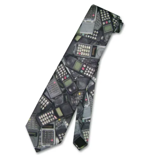 Discover Cell Phones Neck Tie Made in USA Men’s Accessories