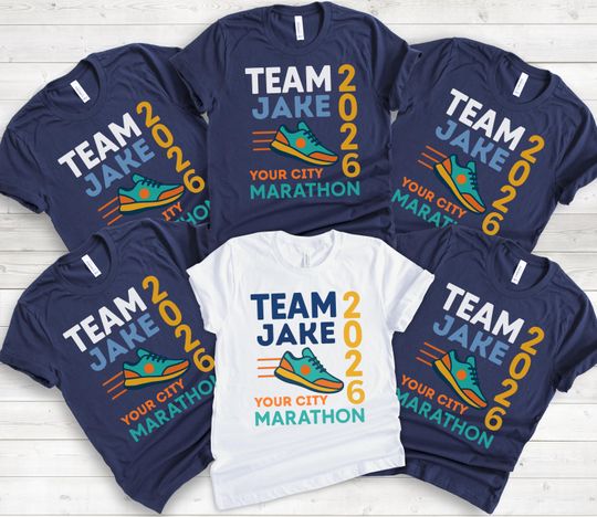Discover Custom Marathon Support Crew Shirt, Running Supporter Team Group Shirt, Matching Shirt crew, Runner's Race Team Shirt, Running Group Shirt