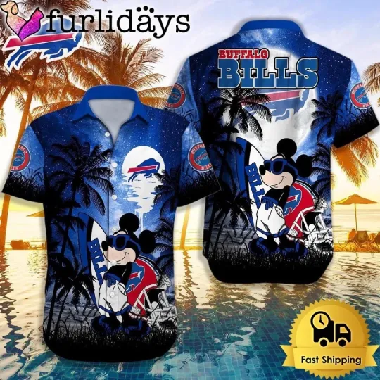 Discover Personalized Buffalo Football Billss Team Hawaiian Shirt Button Down Unisex