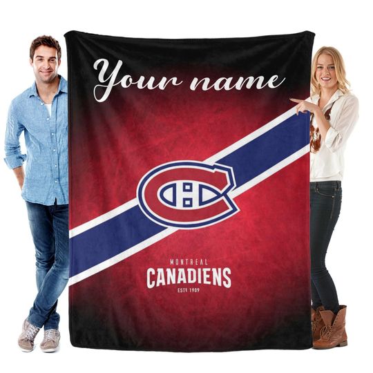 Discover Personalized Montreal Canadiens Blankets, Hockey Fan Gift